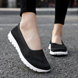 Xajzpa - Women's Shoes Spring Slip-on Flat Shoes for Women Loafers Lightweight Black Sneakers Ballet Flats Shoes Zapatilla Mujer