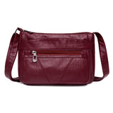 Xajzpa - High Quality Soft Leather Women Bags Shoulder Bag Luxury Designer Handbag Purses for Female Classic Crossbody Sac