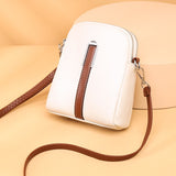 Xajzpa - Cowhide Bag 2023 Spring And Summer New Women's Bag Leather Soft Leather Zero Wallet Fashion Versatile Put Mobile Phone