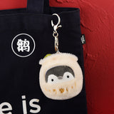 Xajzpa - Cute Penguin Doll Keys Keychain Girls Cartoon Car Keyring Kawaii Women Bag Accessories Creative Cartoon Plush Doll Keychain