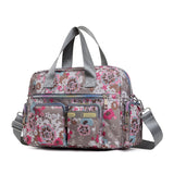 Xajzpa - Ladies Messenger Bag Casual Handbag Shoulder Large Capacity Waterproof Tote Bag Flower Printed Bags Outdoor Picnic Bag For Women