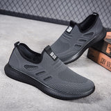 Xajzpa - Original Men's Shoes High Quality Casual Shoes Men Slip-On Sneakers Man Big Shoes 46 Running Shoes Breathable Tenis Shoes Summer