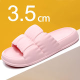 Xajzpa Home Soft Sole Cloud Slippers Women Non Slip Platform Bathroom slides Woman Summer Thick Bottom Sandals Flip Flops