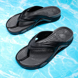 Xajzpa - Summer Men's Flip-flops Massage Granule Men Slippers Comfortable Beach Sandals Men Casual Shoes House Flip Flops Bathroom Shoes