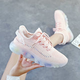 Xajzpa - 2023 Spring Summer Autumn Mesh Sneakers Women Big Size Running Sports Shoes Female Fashion Casual Zapatos De Mujer Shoe