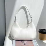 Xajzpa - Women's Bag Brand Designer Zipper Small Handbags Lady Fashion Shoulder Bag PU Leather Casual Hobos Bags