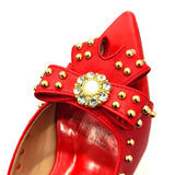 Xajzpa - Rivet Style  Women Shoes and Bag to Match in Color matching High Quality Nigerian Design Matching Shoes and Bag