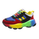 Xajzpa - Casual Patchwork Round Comfortable Sport Shoes