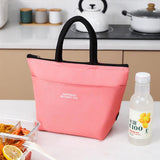 Xajzpa - Portable Lunch Bag New Thermal Insulated Lunch Box Tote Cooler Handbag Bento Pouch Dinner Container School Food Storage Bags