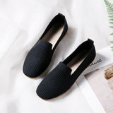Women's Casual Shoes BFS09 Knitting Fabric Breathable Flats - Touchy Style.
