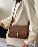 Xajzpa - Lock Flap Shoulder Bag