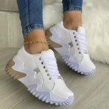 Xajzpa - White Casual Sportswear Daily Patchwork Contrast Round Keep Warm Comfortable Shoes