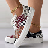 Xajzpa - Multicolor Casual Patchwork Round Comfortable Shoes