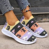 Xajzpa - Purple Casual Sportswear Daily Patchwork Printing Round Comfortable Out Door Shoes