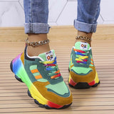 Xajzpa - Green Casual Sportswear Daily Patchwork Round Out Door Shoes