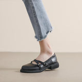 Xajzpa - Women Vintage Round Toe Mary Jane