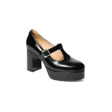 Xajzpa - Women Elegant Leather Mary Janes