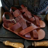 Xajzpa - Summer New PU Leather Men's Sandals Soft Soled Beach Shoes Anti Slip Fashion Hot Sale  Men Summer Sandals  8KH174