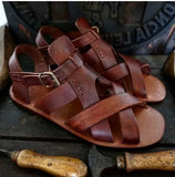Xajzpa - Summer New PU Leather Men's Sandals Soft Soled Beach Shoes Anti Slip Fashion Hot Sale  Men Summer Sandals  8KH174