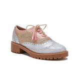 Xajzpa - Women Vintage Oxford Brogues Shoes